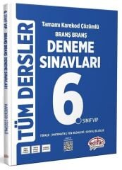 Editör 6. Sınıf Tüm Dersler Ünite Ünite Deneme Sınavları Çözümlü Editör Yayınları