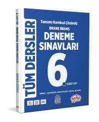Editör 6. Sınıf Tüm Dersler Ünite Ünite Deneme Sınavları Çözümlü Editör Yayınları