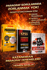 Pegem Ezberbozan Paragraf Soru Bankası & Yargı Birebir KPSS Paragraf 15 Deneme & Yediiklim Tüm Adaylar İçin Paragraf 20 Deneme Seti