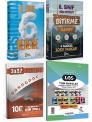 Marka +İsem 2026 LGS Tüm Dersler Bitirme Kampı ile 6 lı Deneme + Marka Branş Branş Deneme 4 lü Set