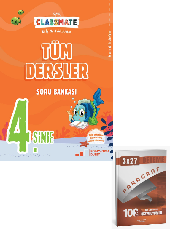 Okyanus 2027 4. Sınıf Classmate Tüm Dersler Soru Bankası+ Anla Kazan Paragraf