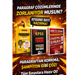 Pegem Ezberbozan Paragraf Soru Bankası & Son 11 Yılda Paragrafta Kullanılan Önemli Sınav Kelimeleri & Birebir KPSS Paragraf 15 Deneme Yargı Seti