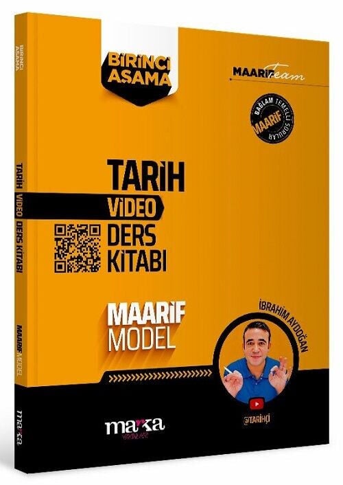 2027 Marka YKS TYT AYT Tarih Maarif Model Video Ders Kitabı 1. Aşama - İbrahim Aydoğan