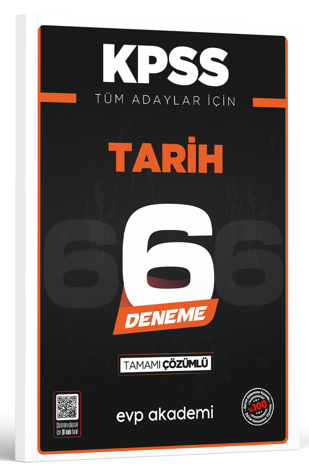 KPSS Tüm Adaylar İçin Tarih 6 Deneme Tamamı Çözümlü EVP Akademi