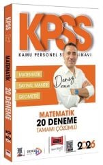 Yargı 2026 KPSS Matematik 20 Deneme Çözümlü