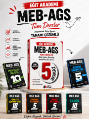 Eğit Akademi + EVP 2026 MEB AGS Tüm Dersler Fasikül Deneme ve Branş Branş Deneme 7 li Set