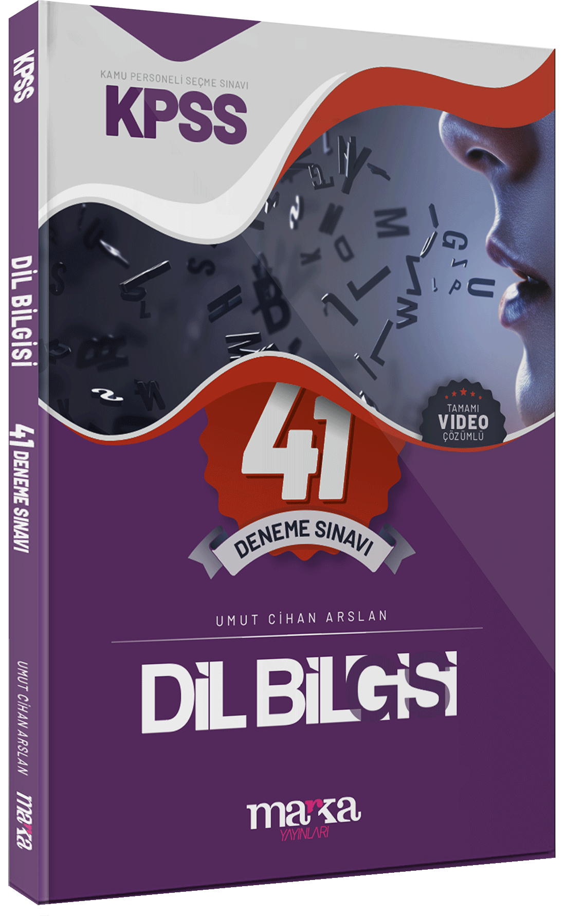Marka 2025 KPSS Dil Bilgisi 41 Deneme Video Çözümlü Marka Yayınları