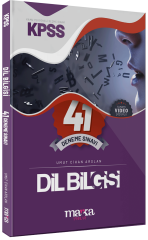 Marka 2025 KPSS Dil Bilgisi 41 Deneme Video Çözümlü Marka Yayınları