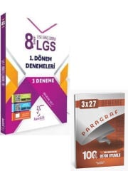 Karekök 2027  8. Sınıf LGS Tüm Dersler 1. Dönem 3 Deneme+Anla Kazan Paragraf Deneme