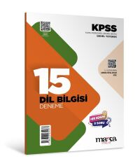 Marka 2026 KPSS Dil Bilgisi 15x8 Deneme Video Çözümlü Marka Yayınları