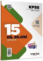 Marka 2026 KPSS Dil Bilgisi 15 Deneme Çözümlü Marka Yayınları