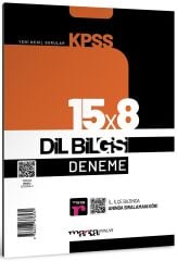 Marka 2025 KPSS Dil Bilgisi 15x8 Deneme Video Çözümlü Marka Yayınları