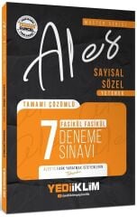 Yediiklim 2026 ALES MASTER 7 Deneme Fasikül Çözümlü Yediiklim Yayınları