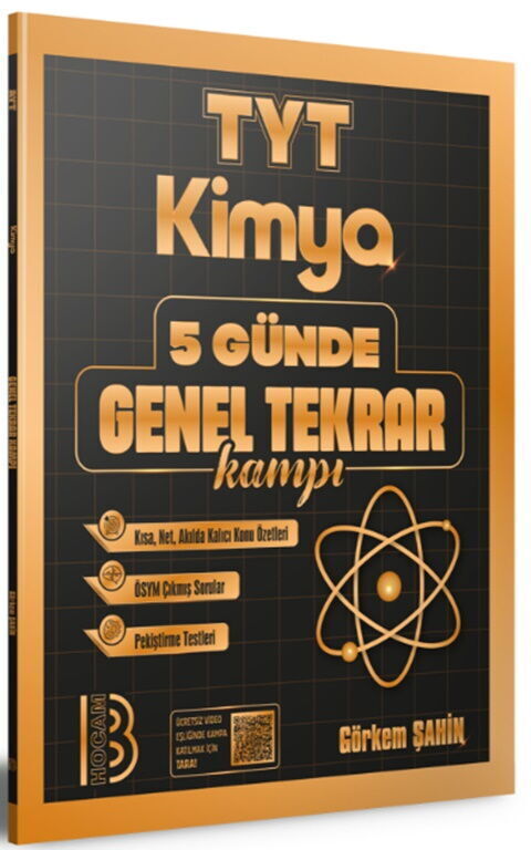 Benim Hocam TYT Kimya 5 Günde Genel Tekrar Kampı