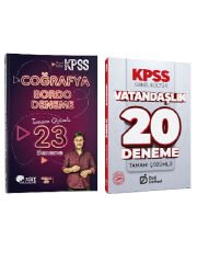 Mehmet Eğit + EVP 2026 KPSS Coğrafya ve Vatandaşlık Deneme 2 li Set