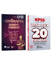Mehmet Eğit + EVP 2026 KPSS Coğrafya ve Vatandaşlık Deneme 2 li Set