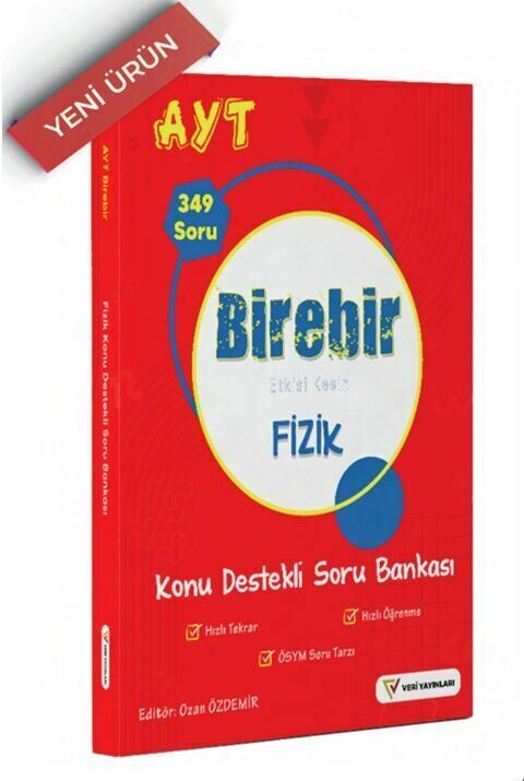 Veri Yayınları AYT Fizik Birebir Konu Destekli Soru Bankası