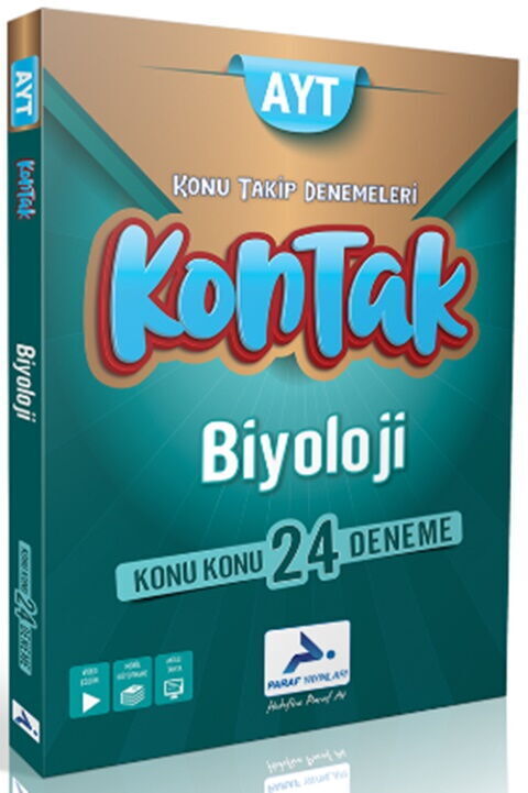 Paraf Yayınları AYT Biyoloji Kontak Konu Takip Denemeleri