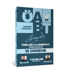 Yediiklim 2027 ÖABT MEB-AGS Türk Dili ve Edebiyatı Güzide 10 Deneme Çözümlü - Oğuzhan Kırlı, Halil İbrahim Canlıer