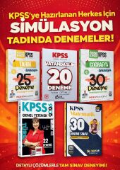 2026 KPSS Genel Yetenek Genel Kültür 127 Deneme 5 li Set