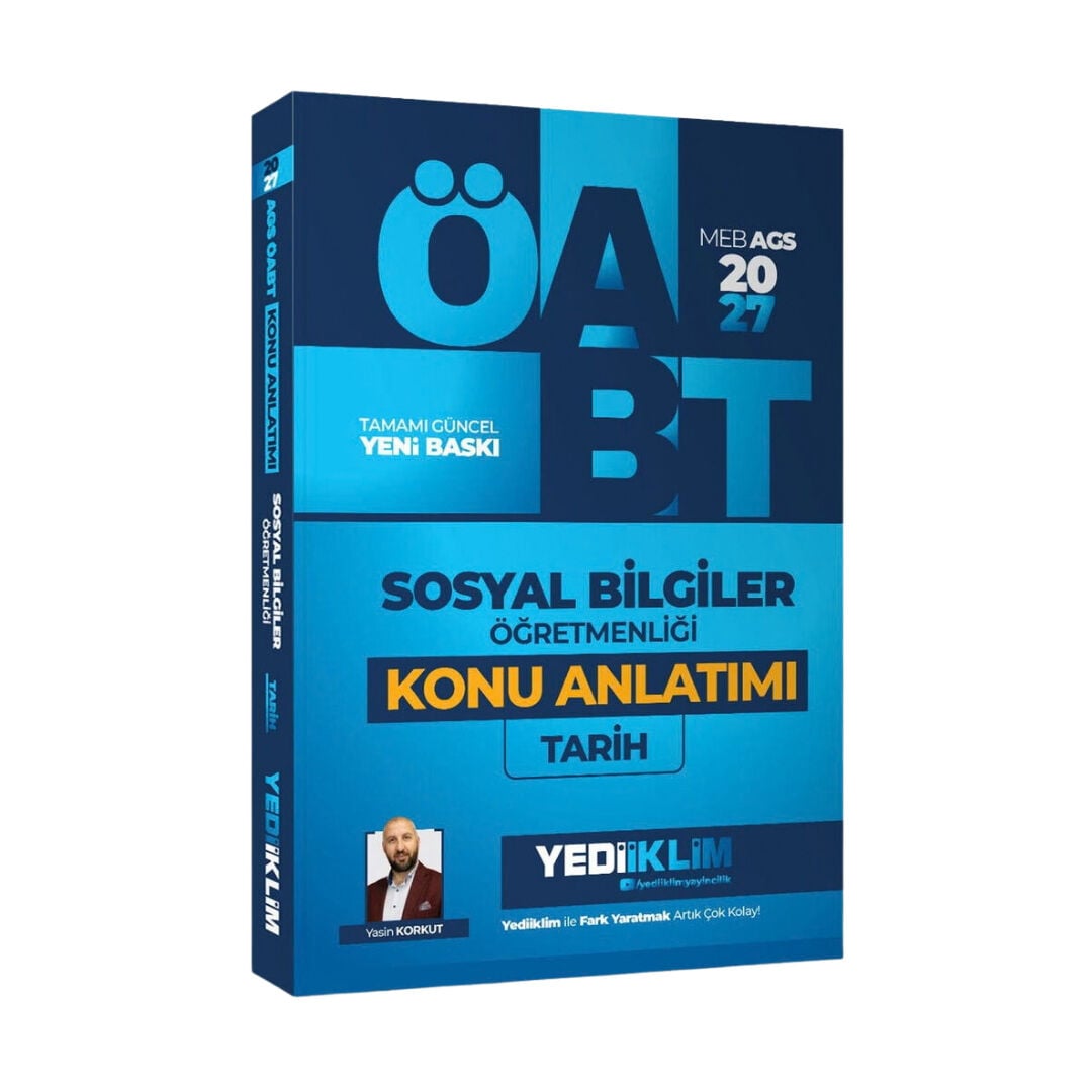 Yediiklim 2027 ÖABT MEB-AGS Sosyal Bilgiler Öğretmenliği Tarih Konu Anlatımı - Yasin Korkut