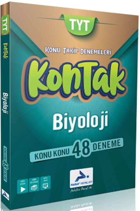 Paraf Yayınları TYT Biyoloji Kontak Konu Takip Denemeleri