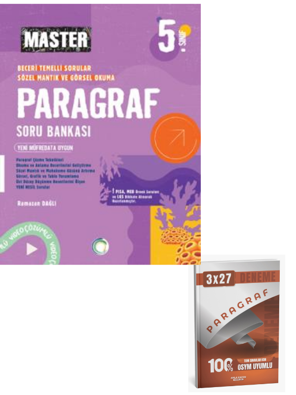 Okyanus 2027 5. Sınıf Master Paragraf Soru Bankası+ Anla Kazan Paragraf