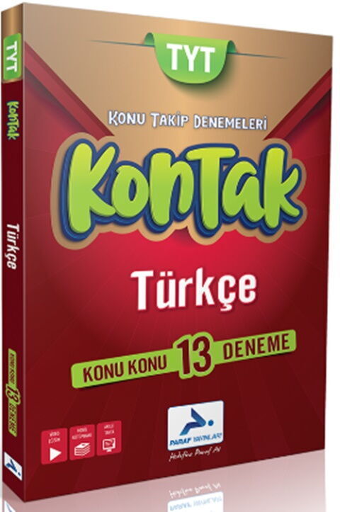 Paraf Yayınları TYT Türkçe Kontak Konu Takip Denemeleri