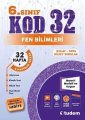 Tudem 6. Sınıf Fen Bilimleri Kod 32 Tekrar Testleri Tudem Yayınları