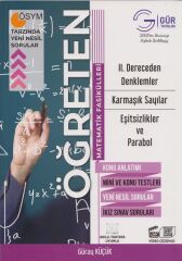 Gür Yayınları Öğreten Matematik Fasikülleri 2. Dereceden Denklemler Karmaşık Sayılar Eşitsizlikler ve Parabol