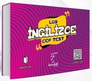 Karekök Yayınları 8. Sınıf LGS İngilizce Cep Test