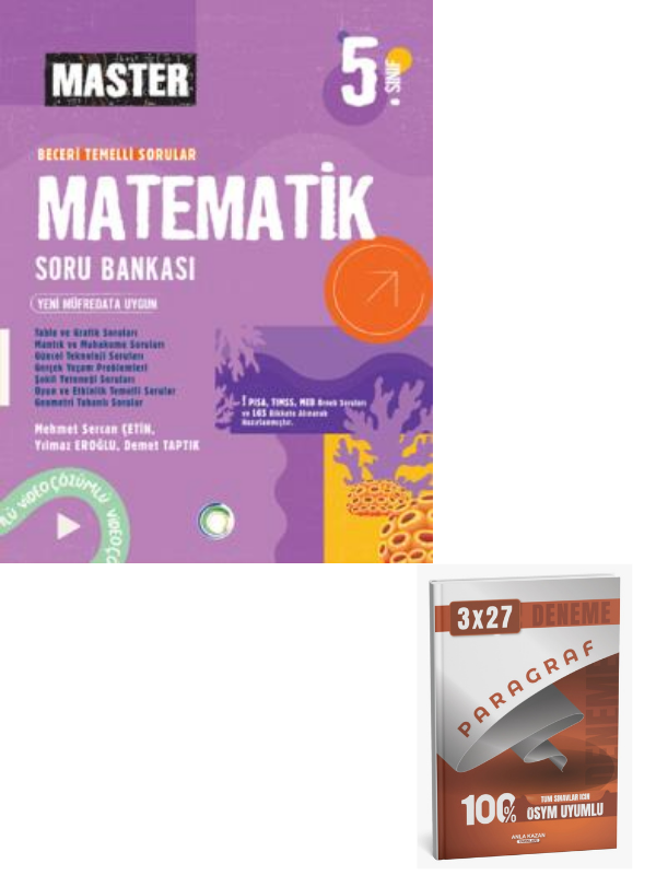 Okyanus 2027 5. Sınıf Master Matematik Soru Bankası+ Anla Kazan Paragraf