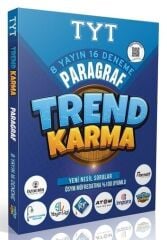 Trend Karma YKS TYT Paragraf 8 Yayın 16 Deneme Çözümlü Trend Karma Yayınları