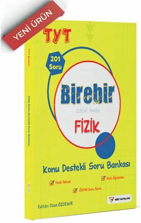 Veri Yayınları TYT Fizik Birebir Konu Destekli Soru Bankası