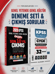 İndeks 2026 KPSS GKGY Son 10 Yıl Çıkmış Sorular & EVP Akademi KPSS Tüm Dersler 32 Deneme Seti