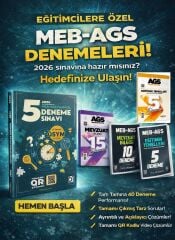 Marka + Bigelio 2026 MEB AGS Eğitim Bilimleri + Eğitim Temelleri + Mevzuat 40 Deneme 5 li Set