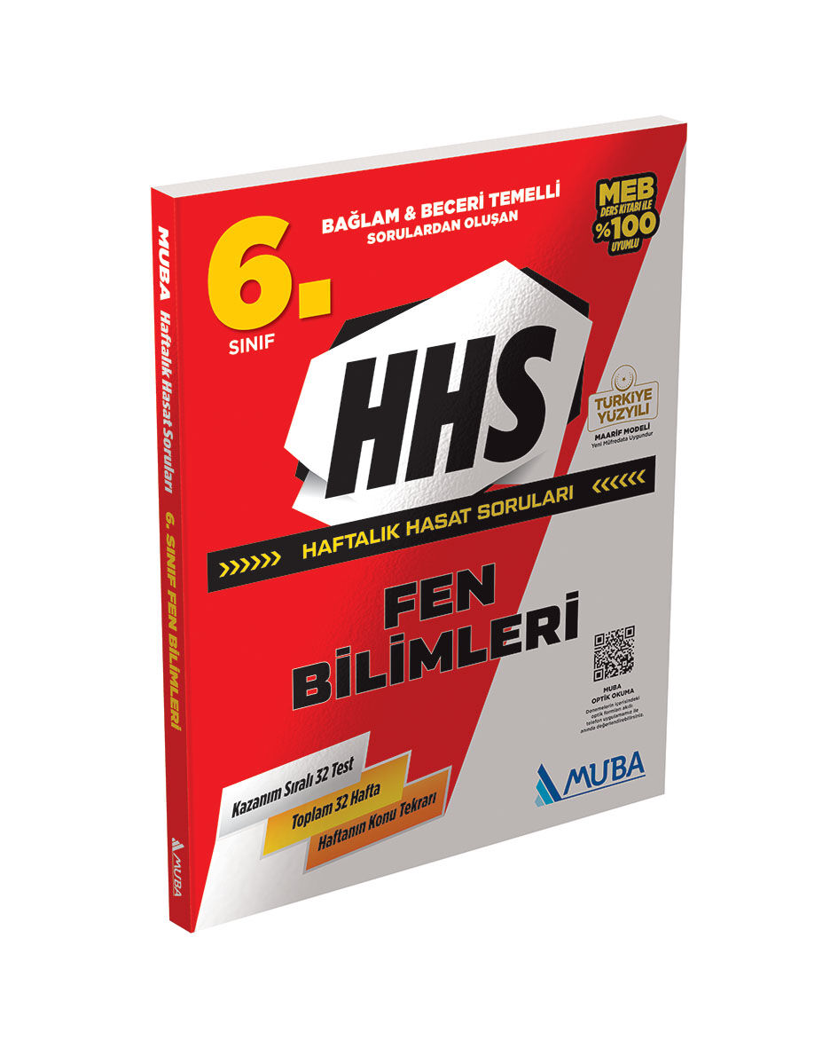 Muba Yayınları 6.Sınıf Fen Bilimleri Haftalık Hasat Soruları (HHS)