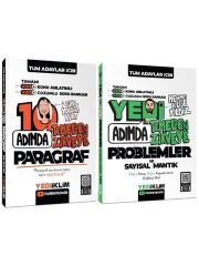 Yediiklim Tüm Adaylar İçin 10 Adımda Paragraf ve 7 Adımda Problem 2li Set Yediiklim