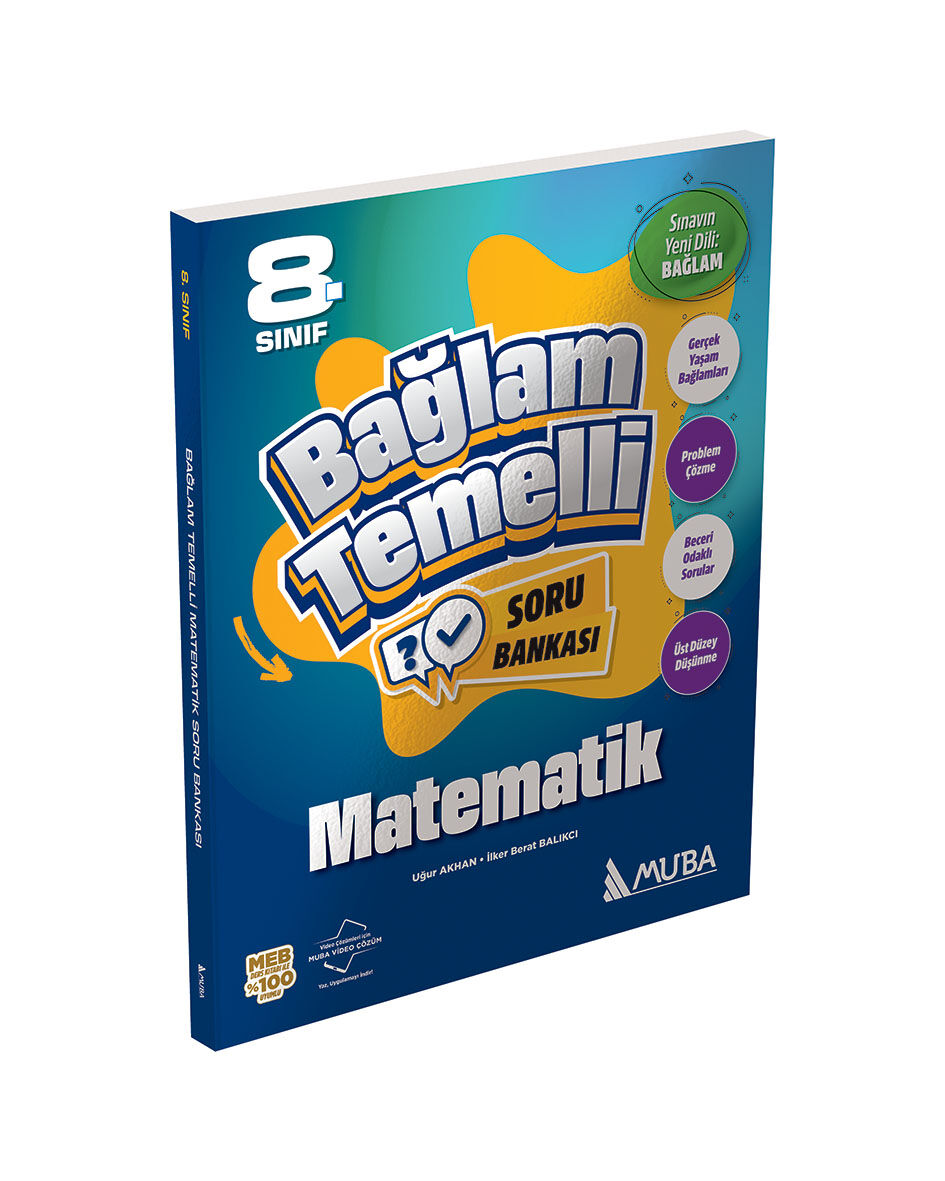 Muba Yayınları 8. Sınıf Bağlam Temelli Matematik Soru Bankası