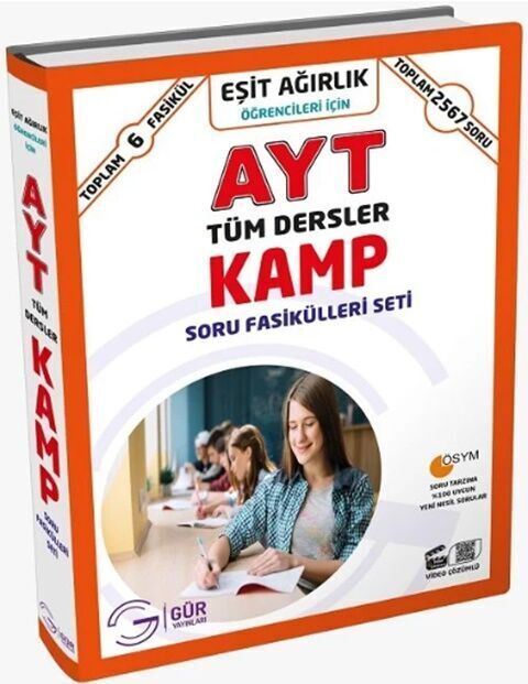 Gür Yayınları AYT Eşit Ağırlık Soru Fasikülleri Kamp Seti