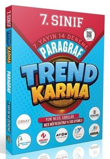 Trend Karma 7. Sınıf Paragraf 7 Yayın 14 Deneme Çözümlü Trend Karma Yayınları