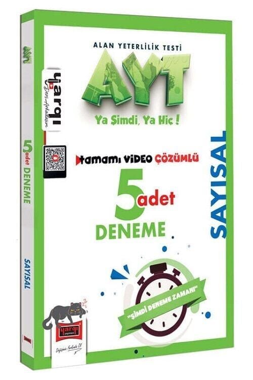Yargı YKS AYT Sayısal 5 Deneme Çözümlü Yargı Yayınları