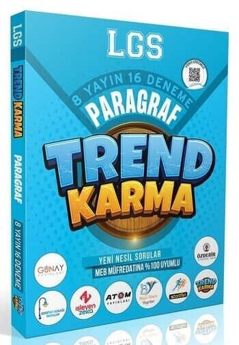 Trend Karma LGS Paragraf 8 Yayın 16 Deneme Çözümlü Trend Karma Yayınları