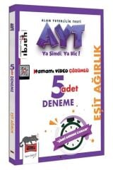 Yargı YKS AYT Eşit Ağırlık 5 Deneme Çözümlü Yargı Yayınları