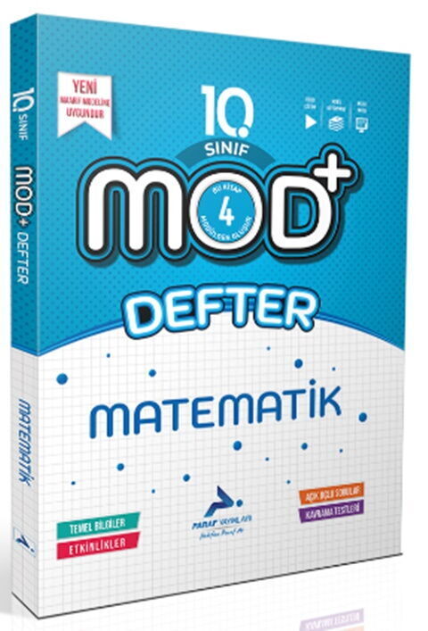 Paraf Yayınları 10. Sınıf Matematik MOD Defter