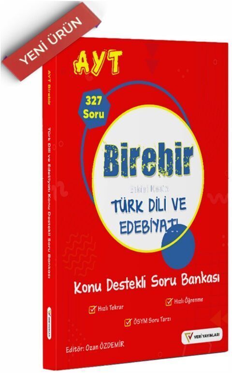 Veri Yayınları AYT Türk Dili ve Edebiyatı Birebir Konu Destekli Soru Bankası