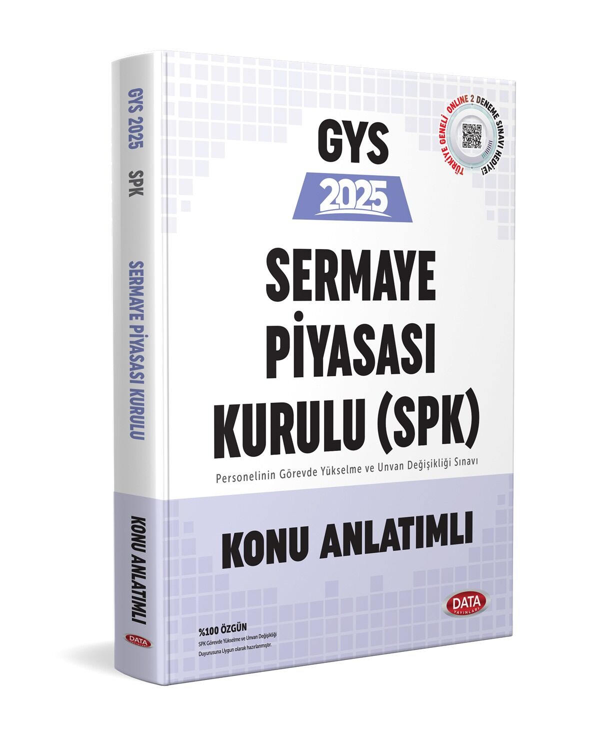 Data 2025 GYS SPK Sermaye Piyasası Kurulu Konu Anlatımlı Hazırlık Kitabı Data Yayınları