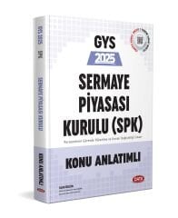 Data 2025 GYS SPK Sermaye Piyasası Kurulu Konu Anlatımlı Hazırlık Kitabı Data Yayınları