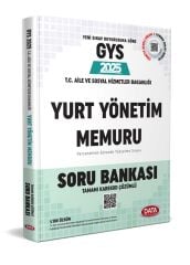 2025 T.C. Aile ve Sosyal Hizmetler Bakanlığı Yurt Yönetim Memuru GYS Soru Bankası Data Yayınları