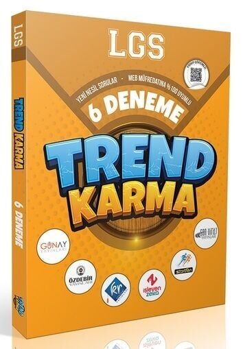Trend Karma LGS 6 Deneme Çözümlü Trend Karma Yayınları